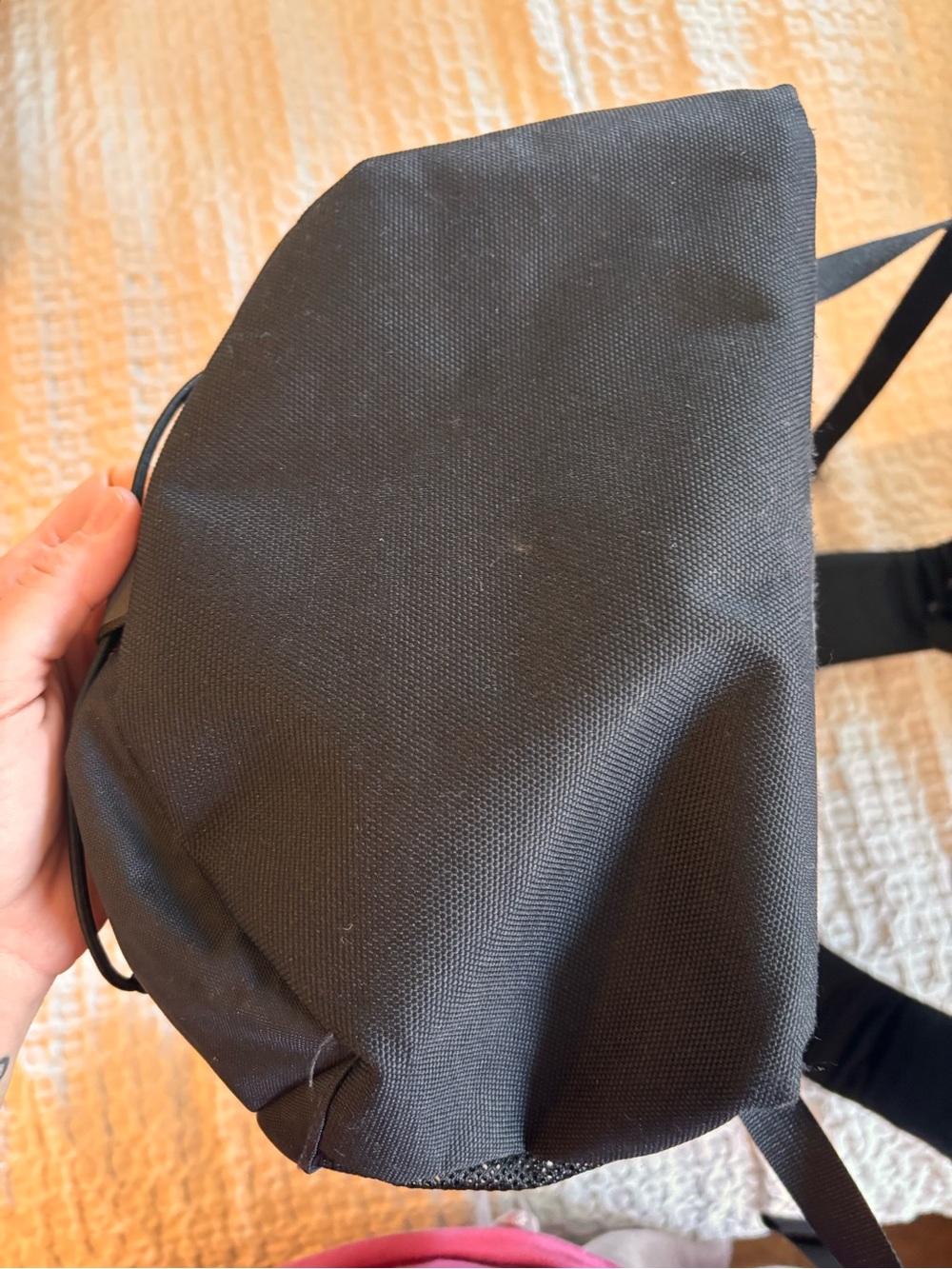The North Face Jester Black Backpack with Bungee Front - Picture 9 of 13